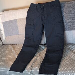 NWT,Tough Duck Mens Navy/Marine  Cargo Work Pants,36W×32L.
